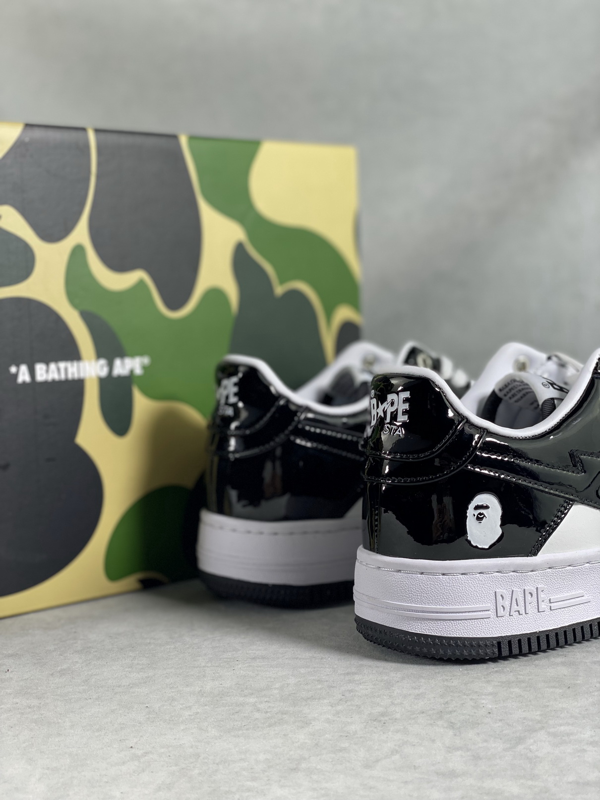A Bathing Ape Bape Sta Low Black