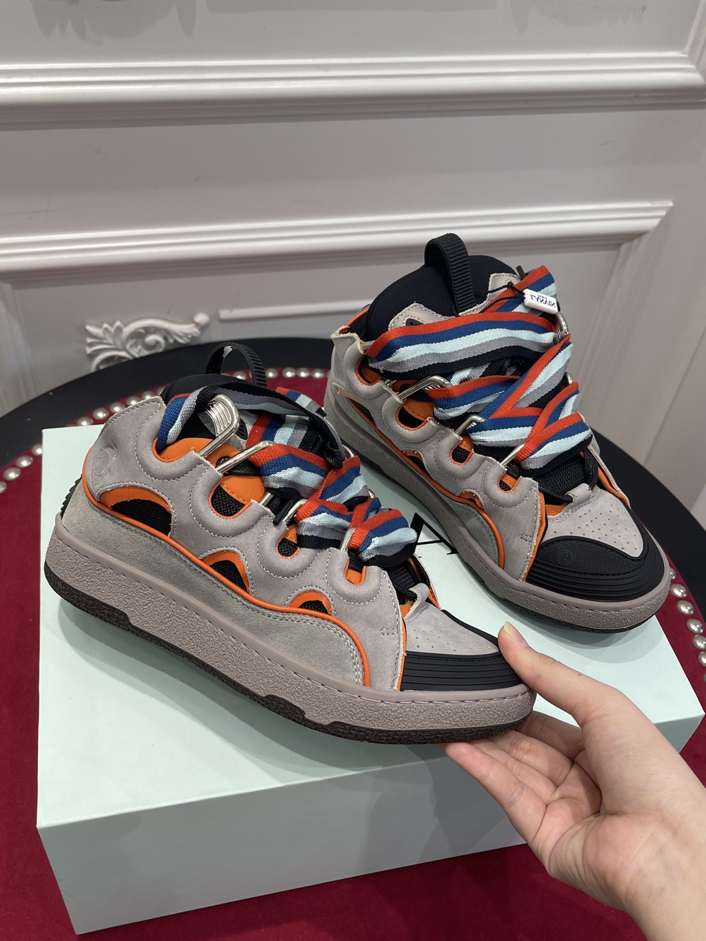 LANVIN CURB SNEAKERS