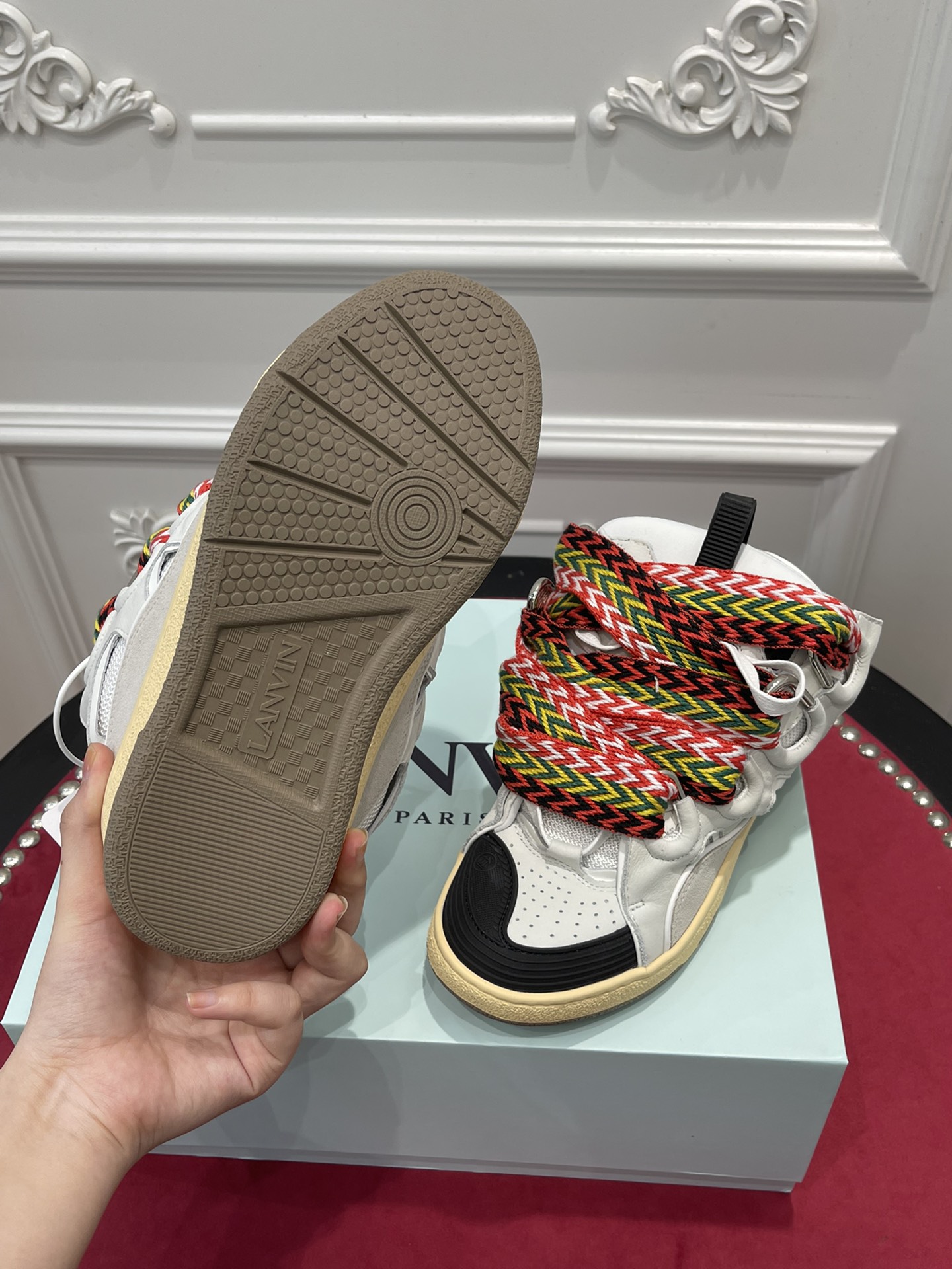 LANVIN CURB SNEAKERS