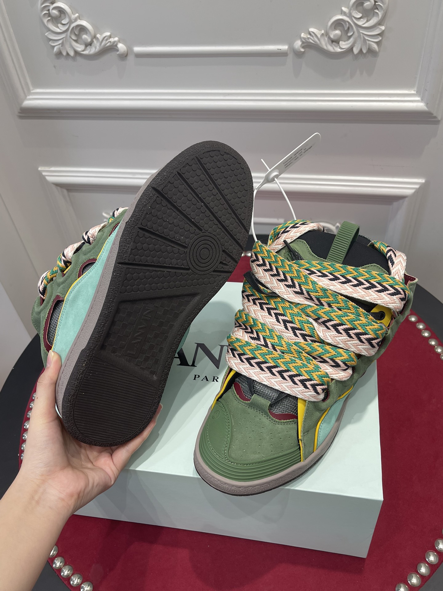 LANVIN CURB SNEAKERS