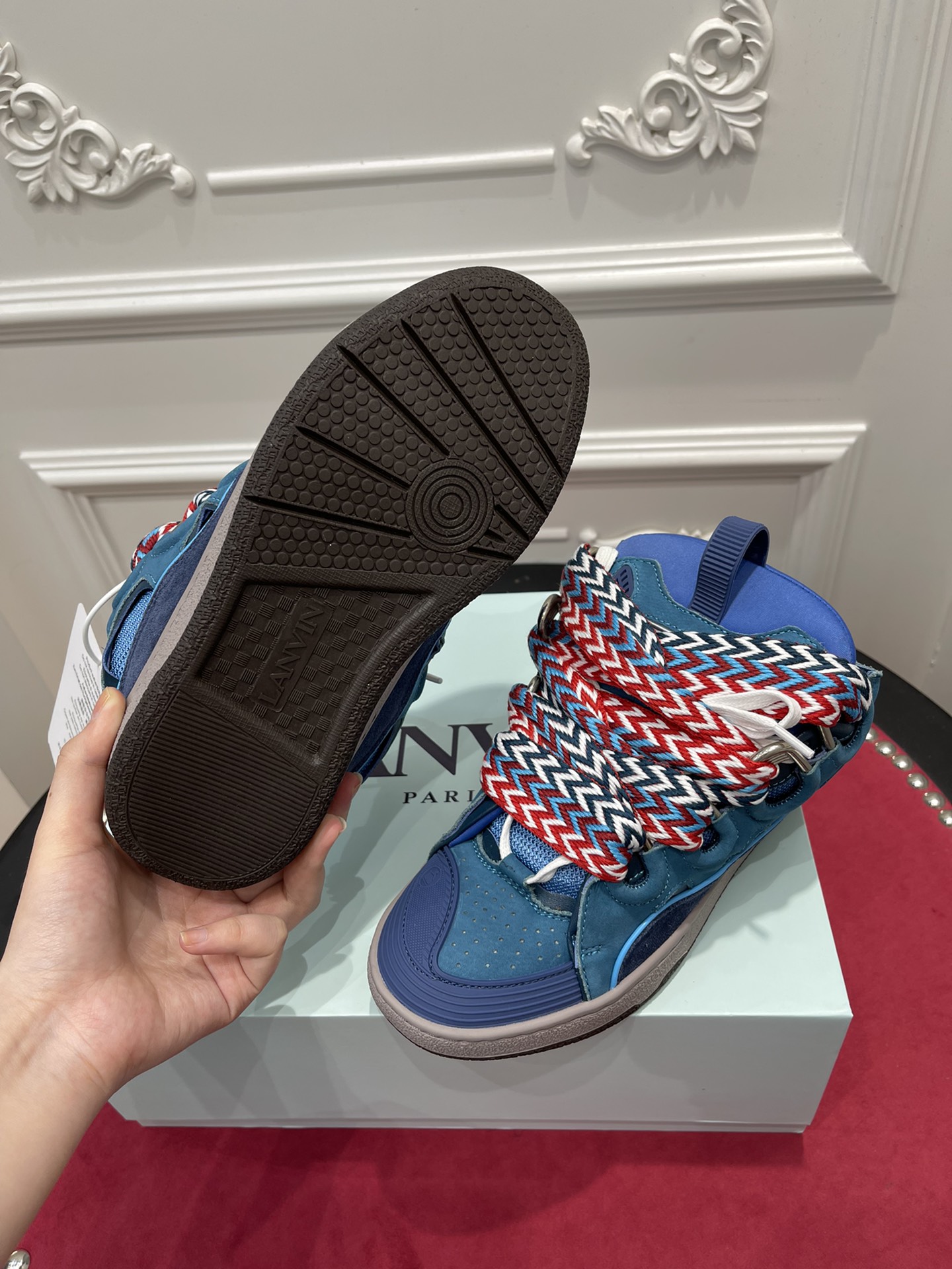 LANVIN CURB SNEAKERS